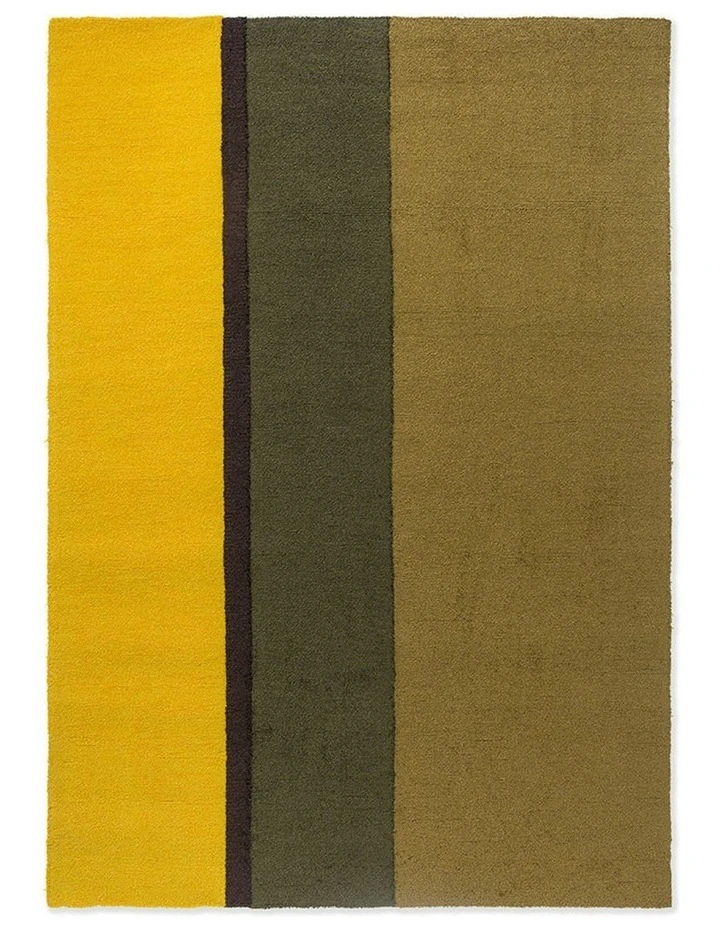 Habitat Festival Stripe 496516 Outdoor Rug in Yellow image 1