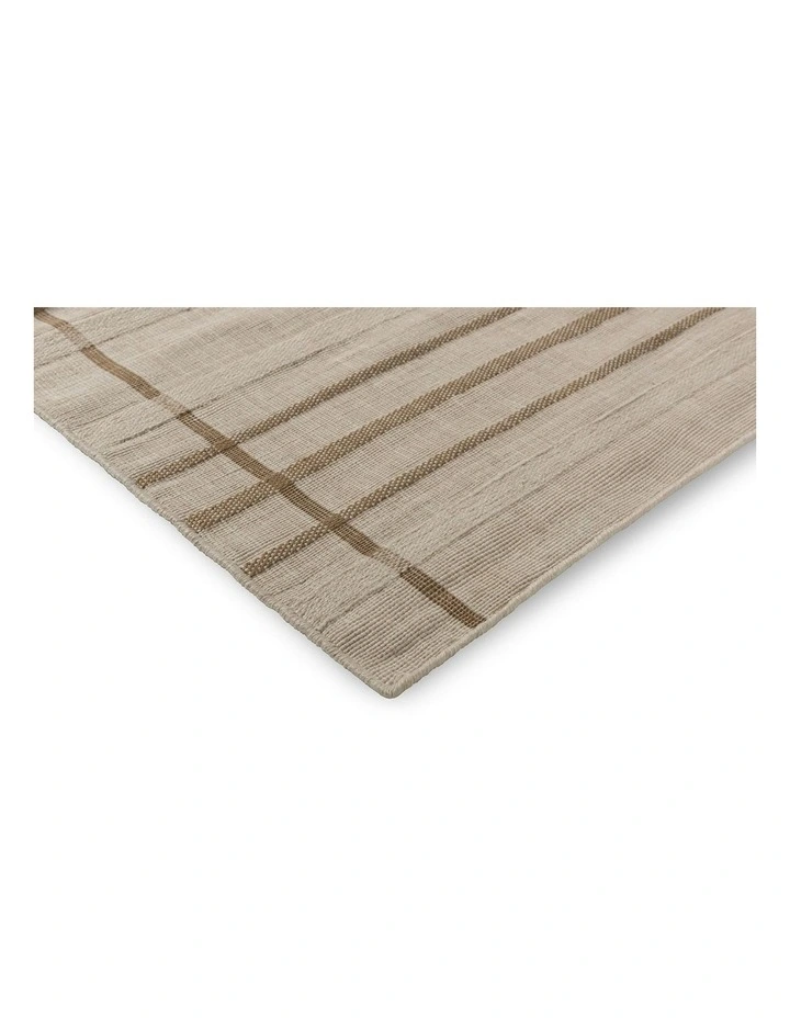 Zona Line 497601 Outdoor Rug in Sesame image 3