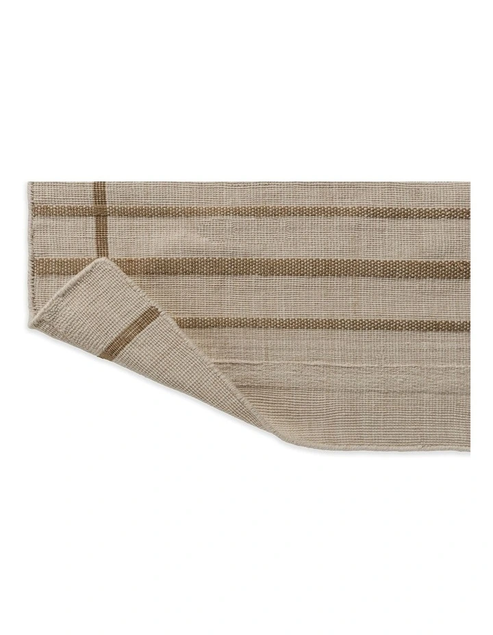 Zona Line 497601 Outdoor Rug in Sesame image 4