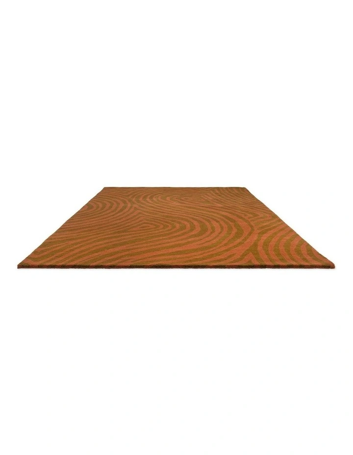 Decor Groove Rug in Burnt Orange image 4