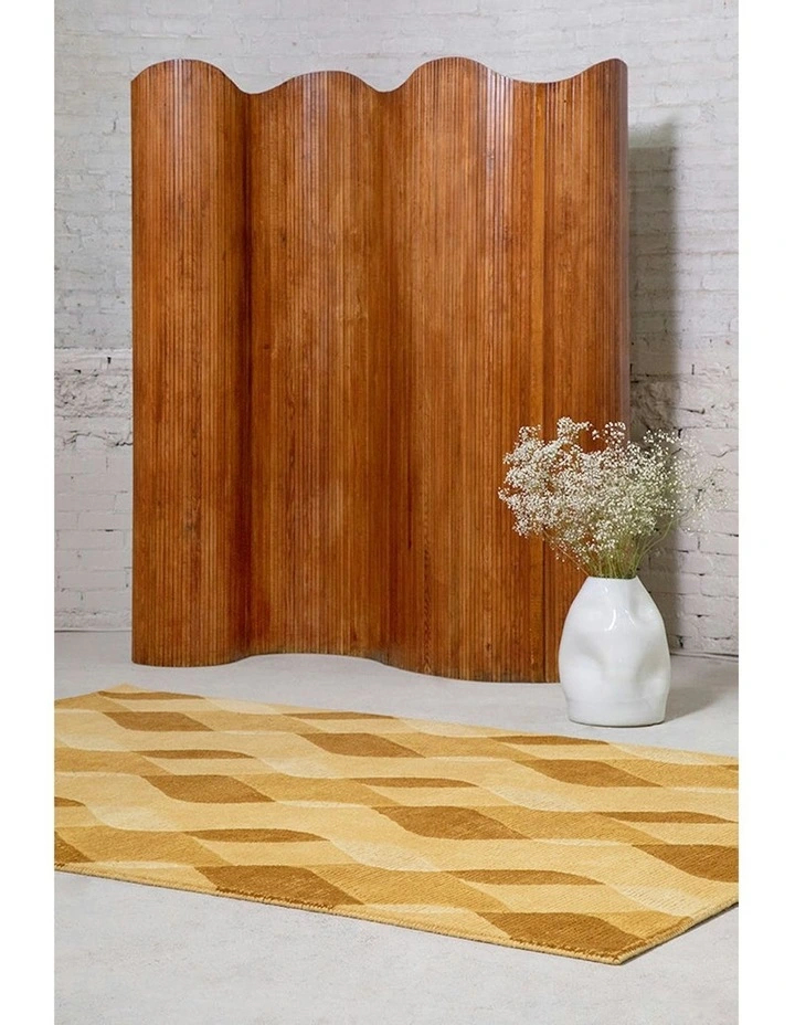 Decor Riff Straw Rug in Yellow image 2