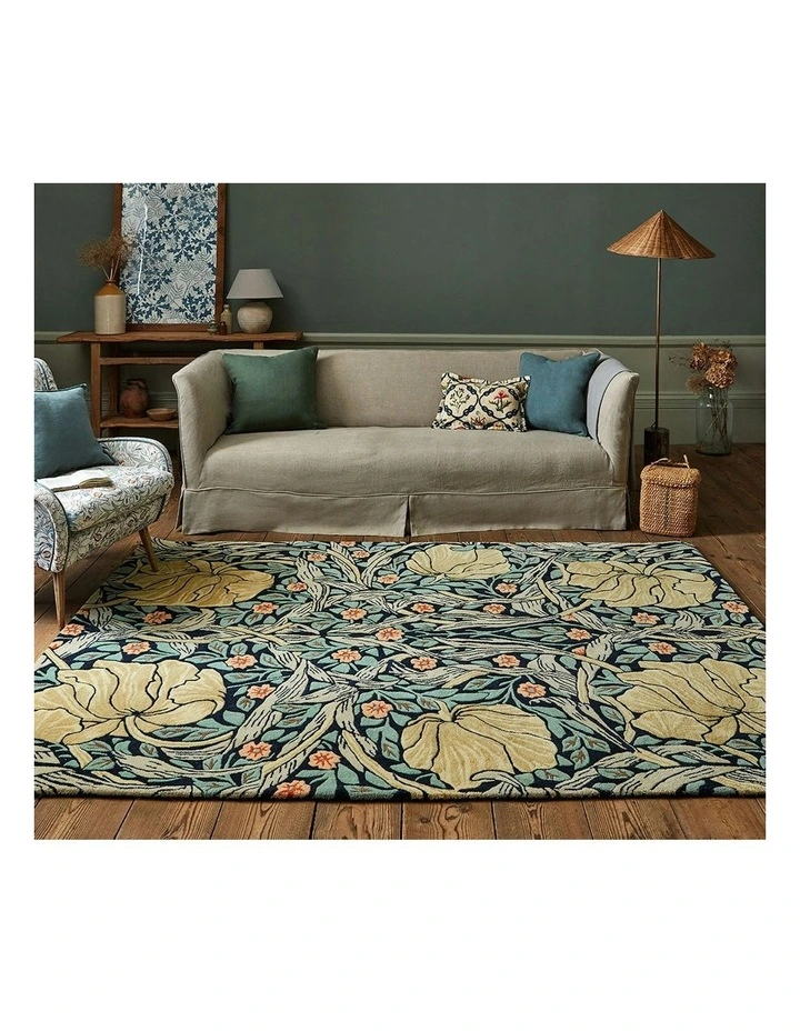 Pimpernel Rug in Indigo image 2