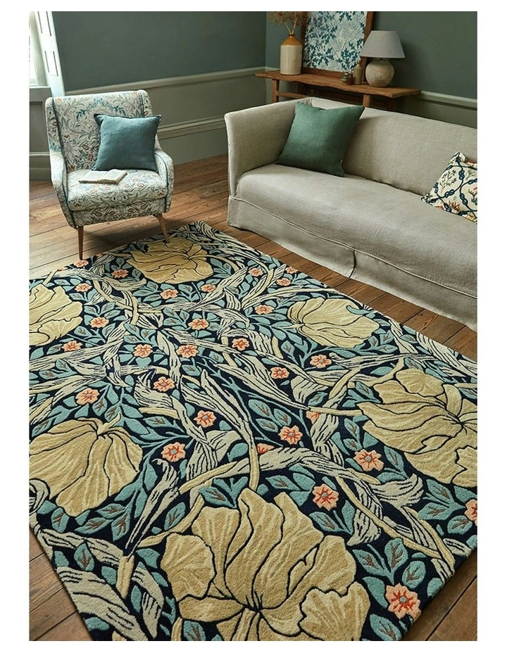 Pimpernel Rug in Indigo image 3