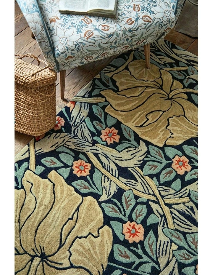 Pimpernel Rug in Indigo image 4