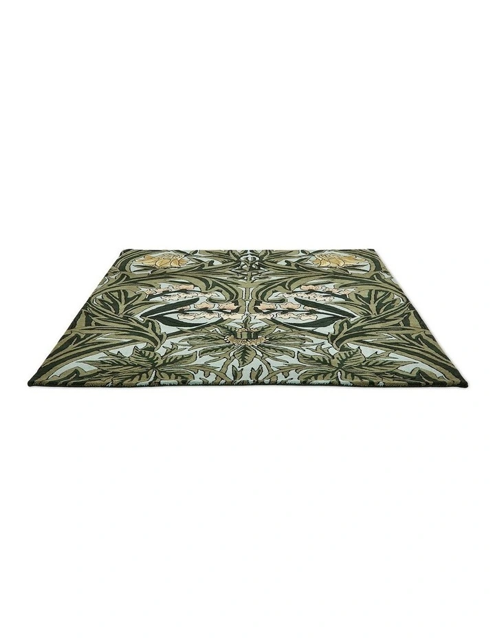 Bluebell Leafy Rug in Arbour Green image 5