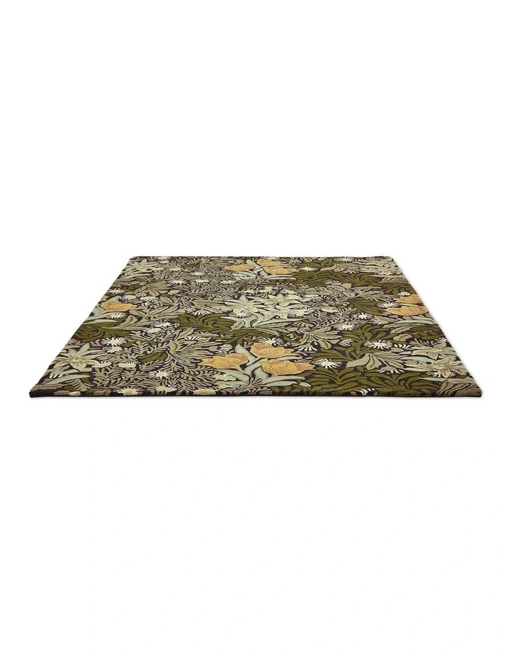 Bower Twining Rug in Vine Green image 5