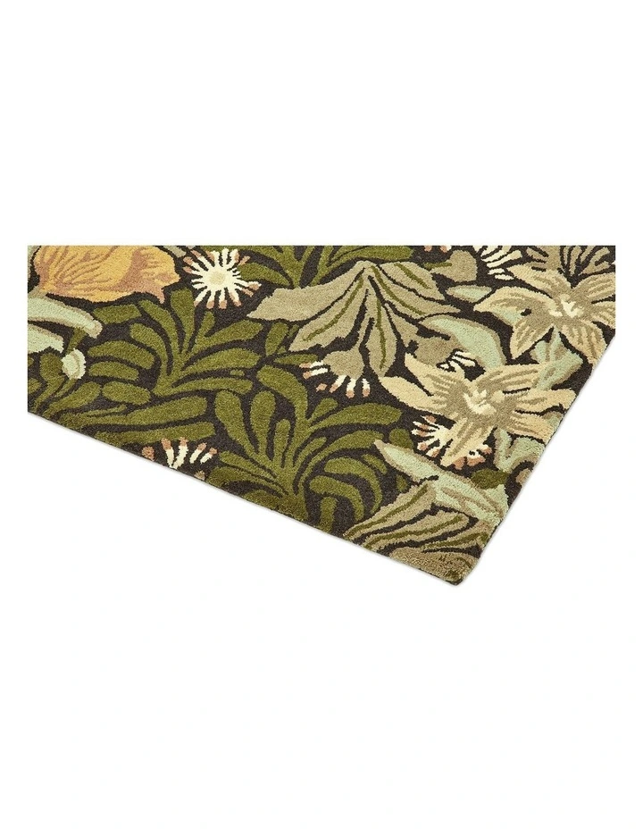 Bower Twining Rug in Vine Green image 6