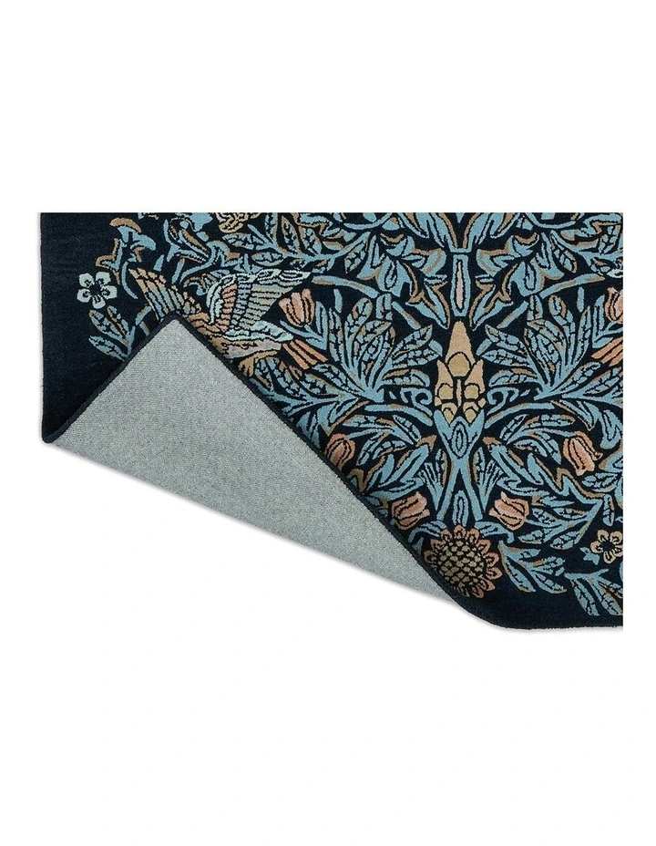 Bird Rug in Webb's Blue image 7