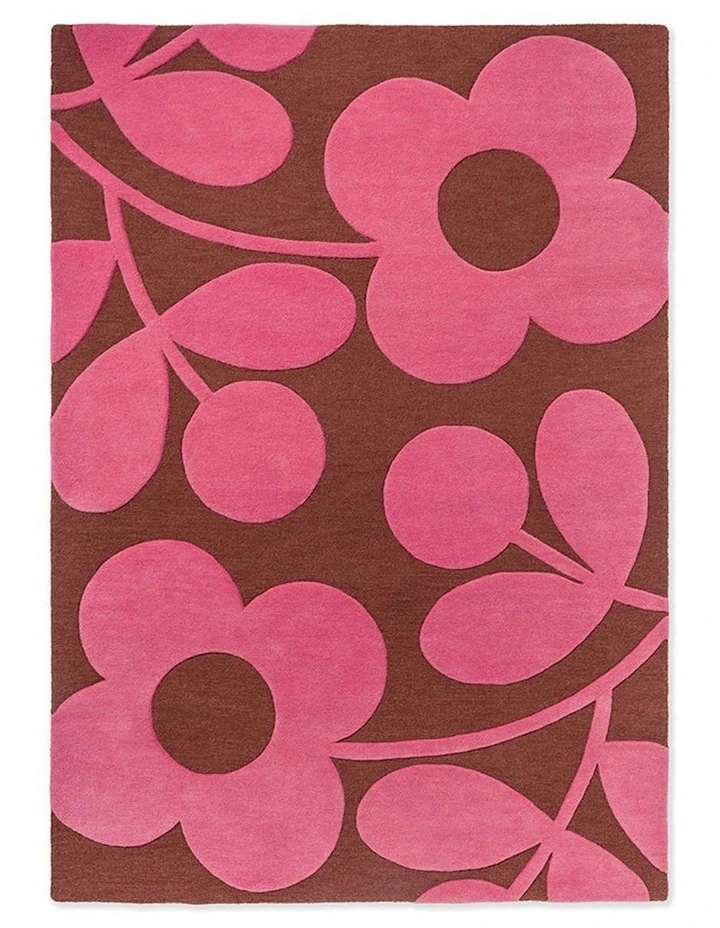 Sprig Stem Rug in Paprika image 1