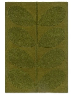 Solid Stem Rug in Fern