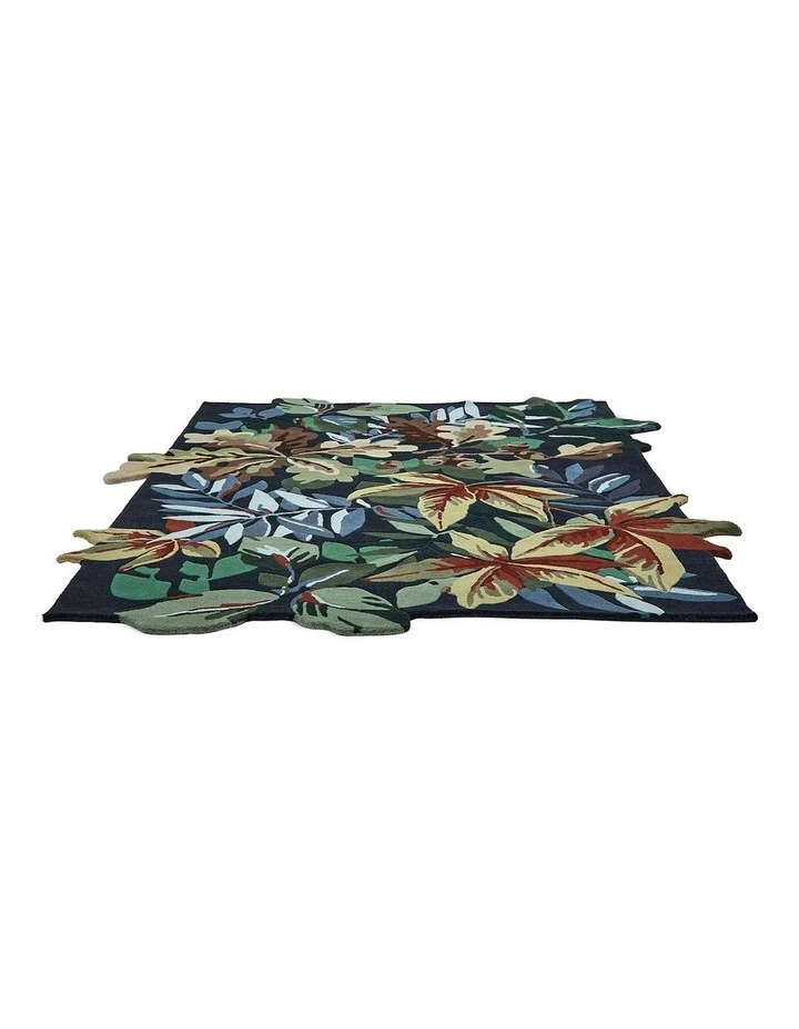 Robin's Wood Rug in Forest Green image 6