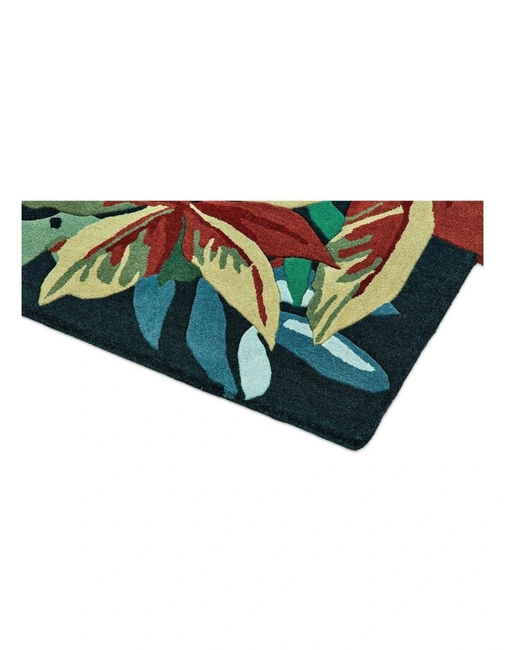 Robin's Wood Rug in Forest Green image 7