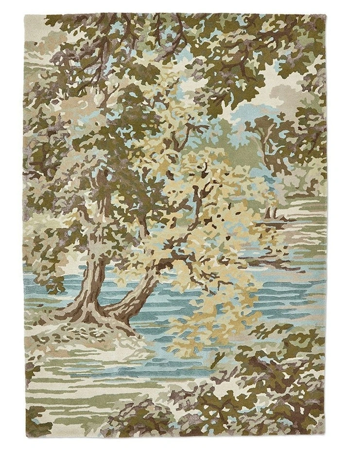 Ancient Canopy Rug in Fawn/Olive Green image 1