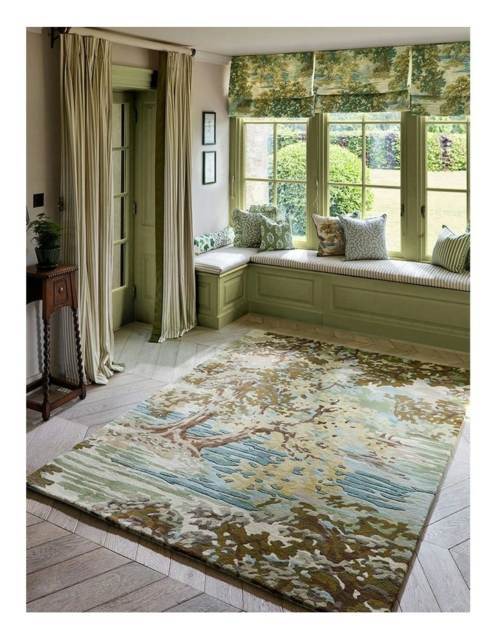 Ancient Canopy Rug in Fawn/Olive Green image 5