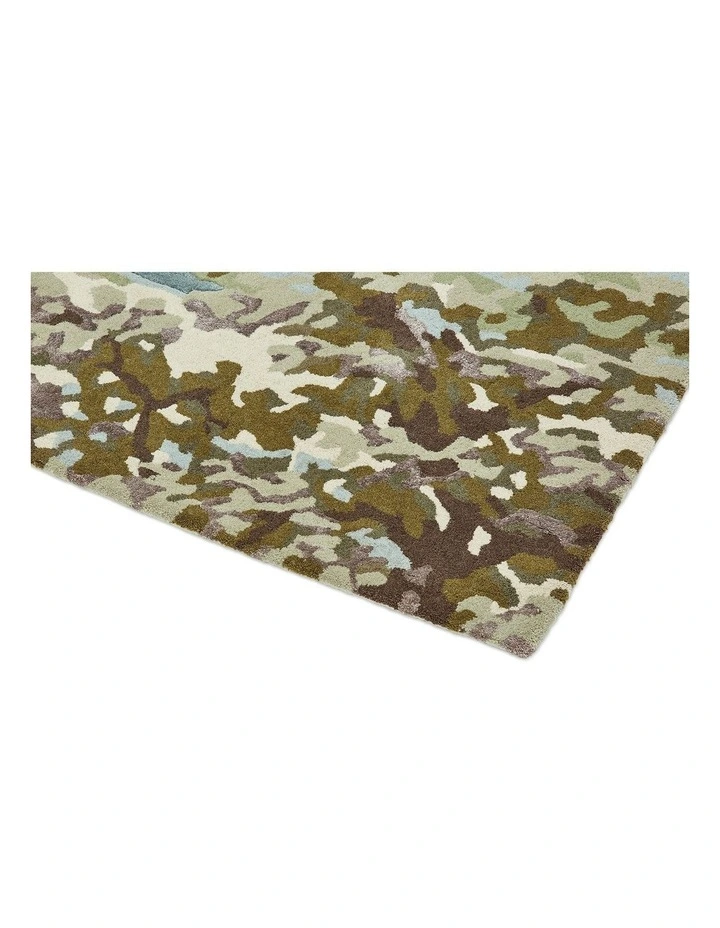 Ancient Canopy Rug in Fawn/Olive Green image 7