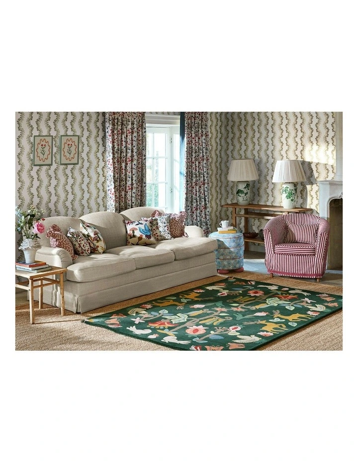 Forest Of Dean Rug in Green image 2