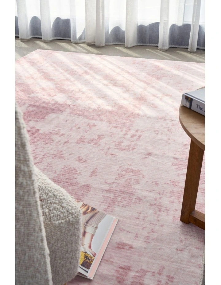 Revive Muse Washable Rug in Blush image 3
