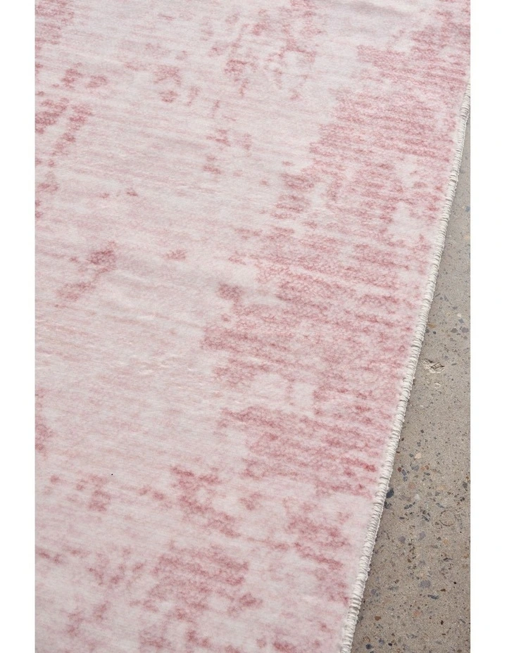 Revive Muse Washable Rug in Blush image 4