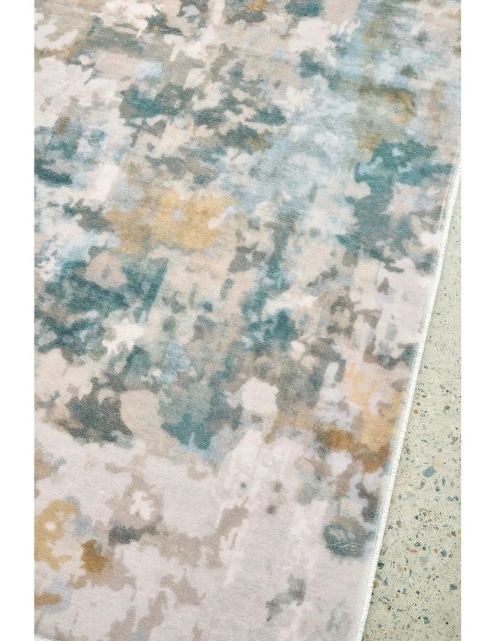 Revive Zane Marine Washable Rug in Beige image 4