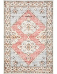 Revive Avril Rose Washable Rug in Rose