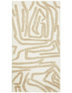 Marigold Jayla Abstract Art Rug in Beige