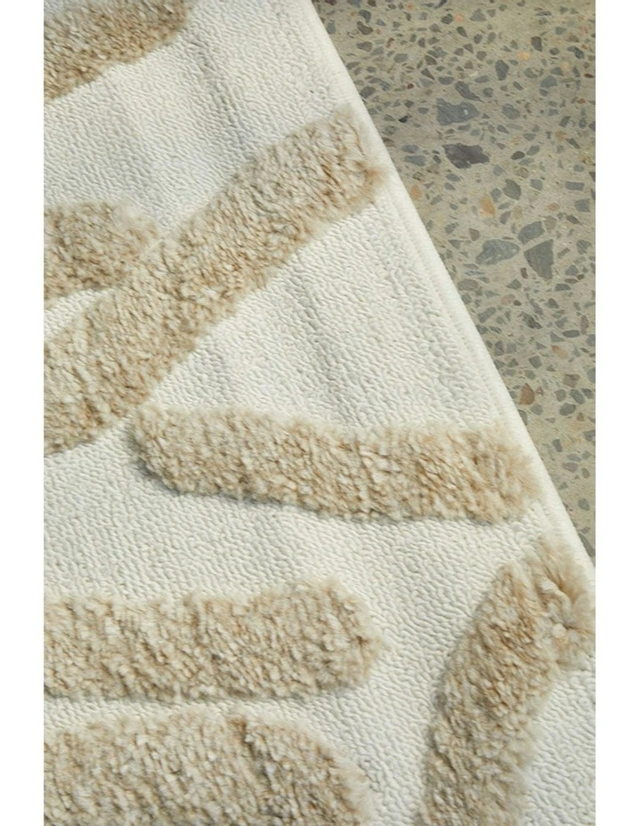 Marigold Jayla Abstract Art Rug in Beige image 5