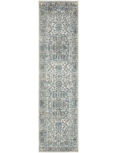 Sasha Runner Rug in Blue