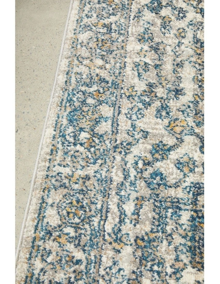 Sasha Runner Rug in Blue image 3