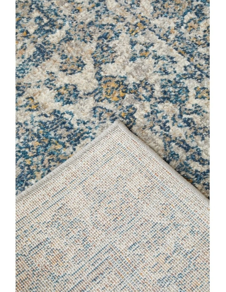 Sasha Runner Rug in Blue image 4
