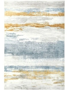 Revive Kyle Washable Rug in Blue