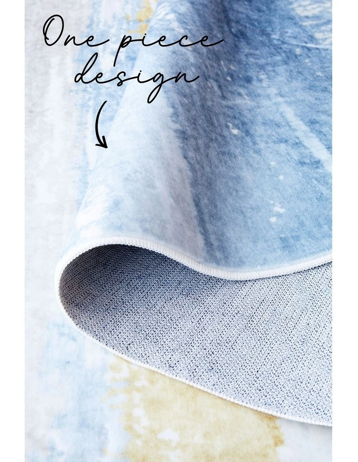 Revive Kyle Washable Rug in Blue image 6