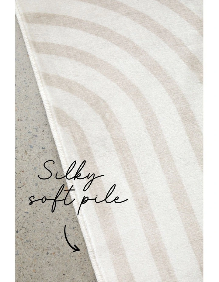 Revive Jett Washable Rug in Natural image 4