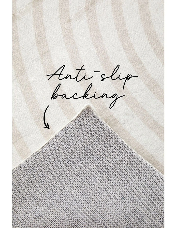 Revive Jett Washable Rug in Natural image 5