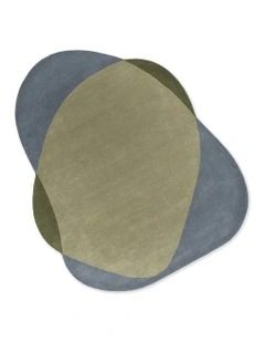 Brink & Campman Element Chad 087704 Rug in Grey Green