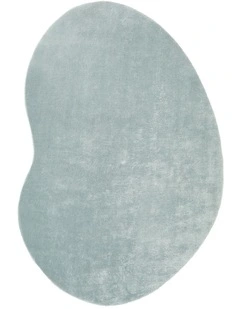 Jelly Bean Powder Rug in Blue
