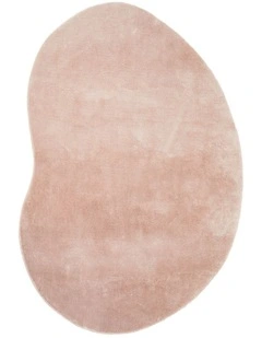 Jelly Bean Rug in Rose