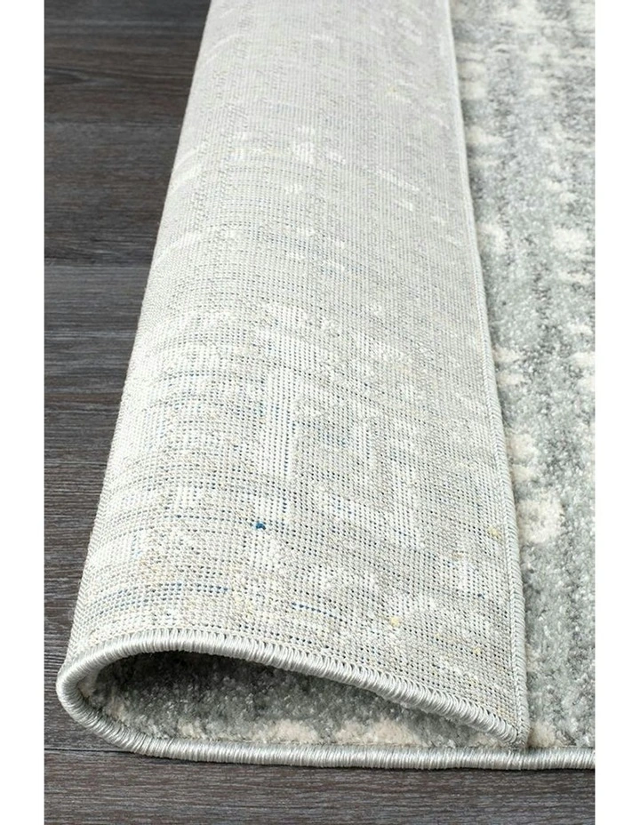 Mirage Ashley Abstract Modern Runner Rug in Grey image 2