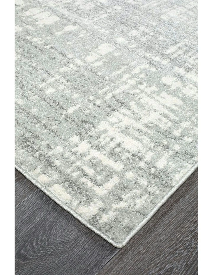 Mirage Ashley Abstract Modern Runner Rug in Grey image 4
