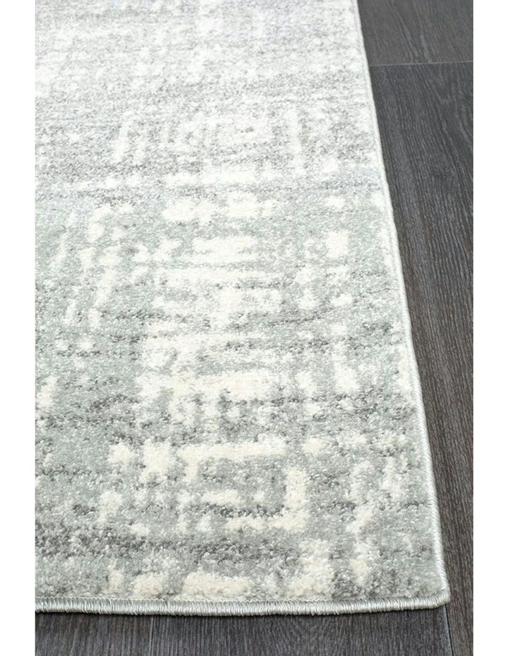 Mirage Ashley Abstract Modern Runner Rug in Grey image 5
