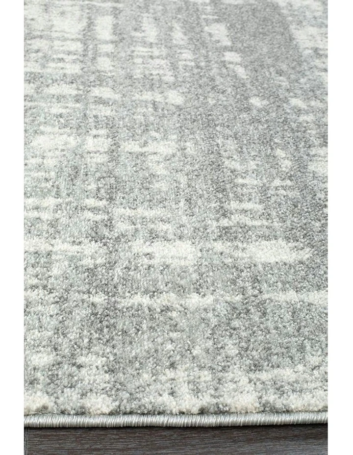 Mirage Ashley Abstract Modern Runner Rug in Grey image 6