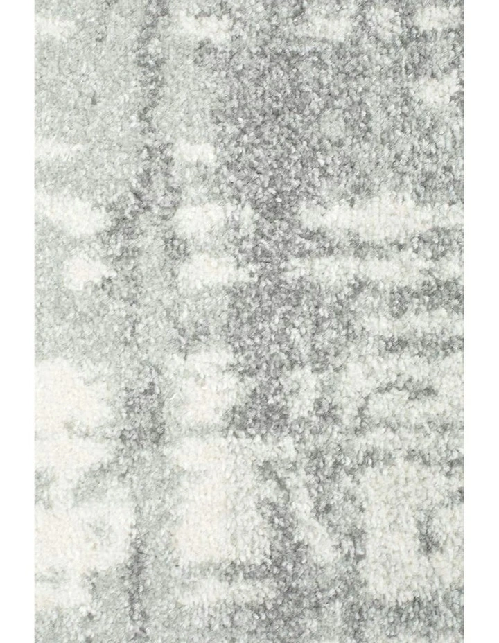 Mirage Ashley Abstract Modern Runner Rug in Grey image 7