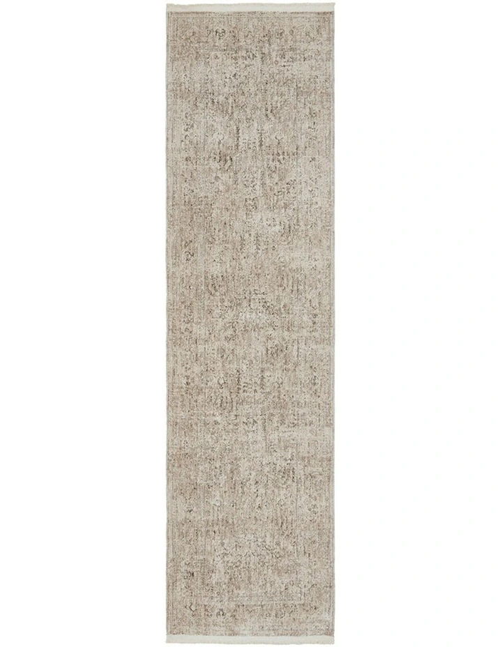 Bodrum Della Natural Runner Rug in Brown image 1