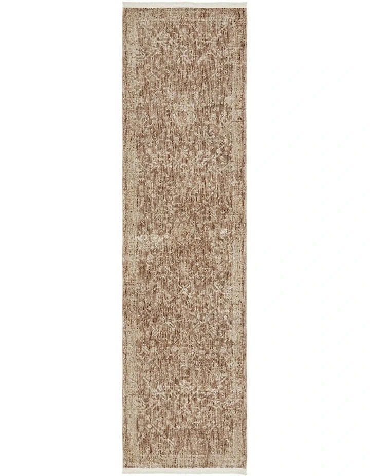 Bodrum Alvin Clay Runner Rug in Stone image 1