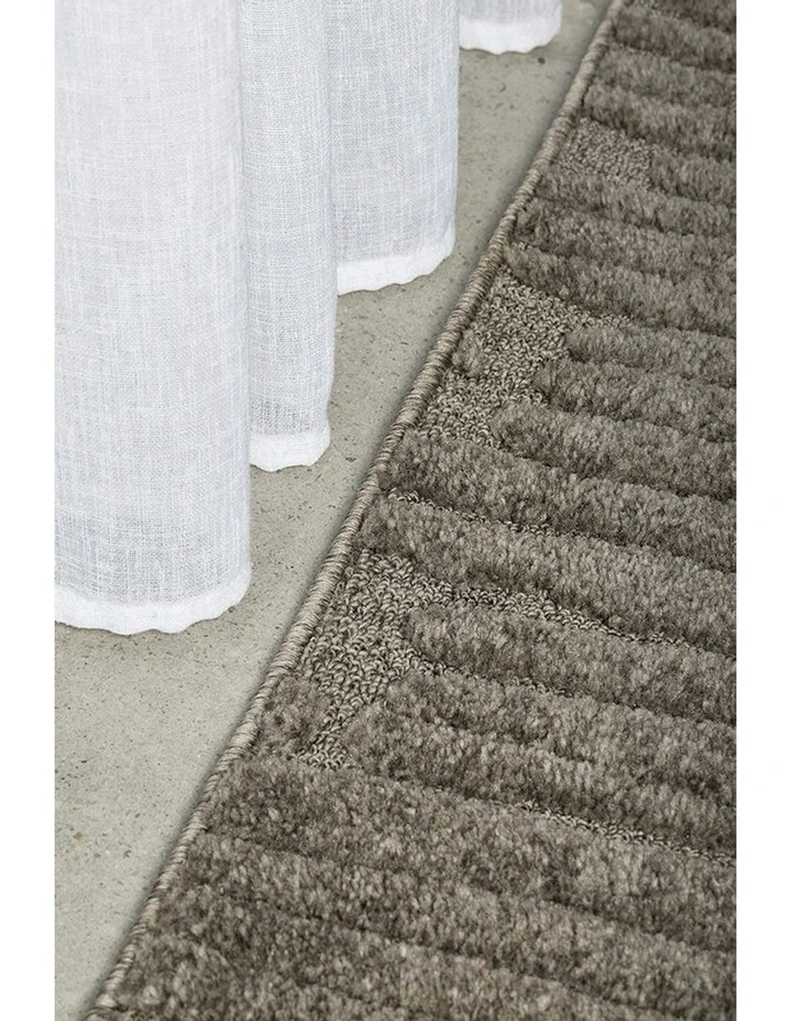 Haven Aliya Runner Rug in Mocha image 3