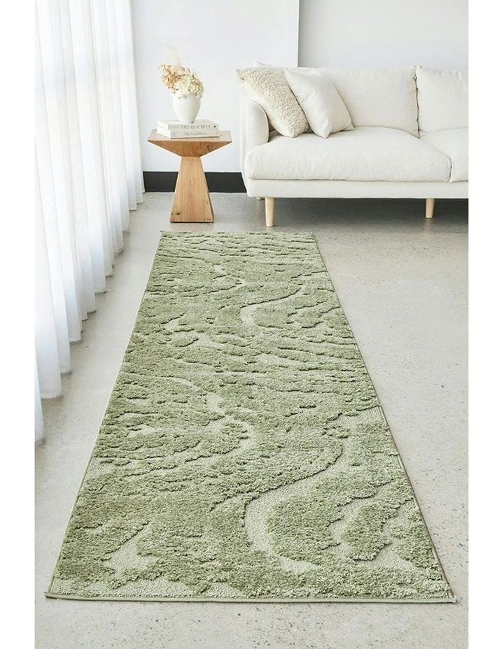 Haven Nyla Runner Rug in Green image 2