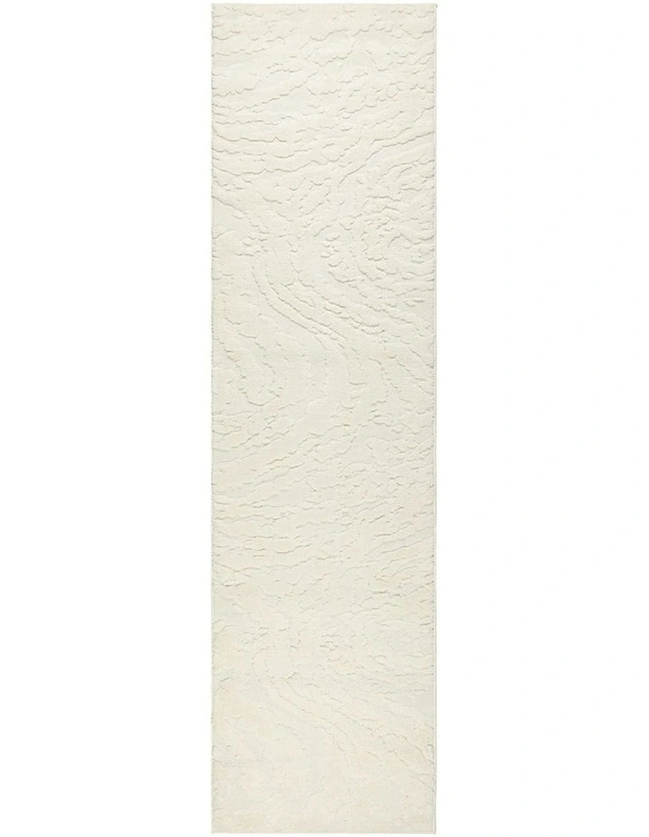 Haven Nyla Runner Rug in White image 1