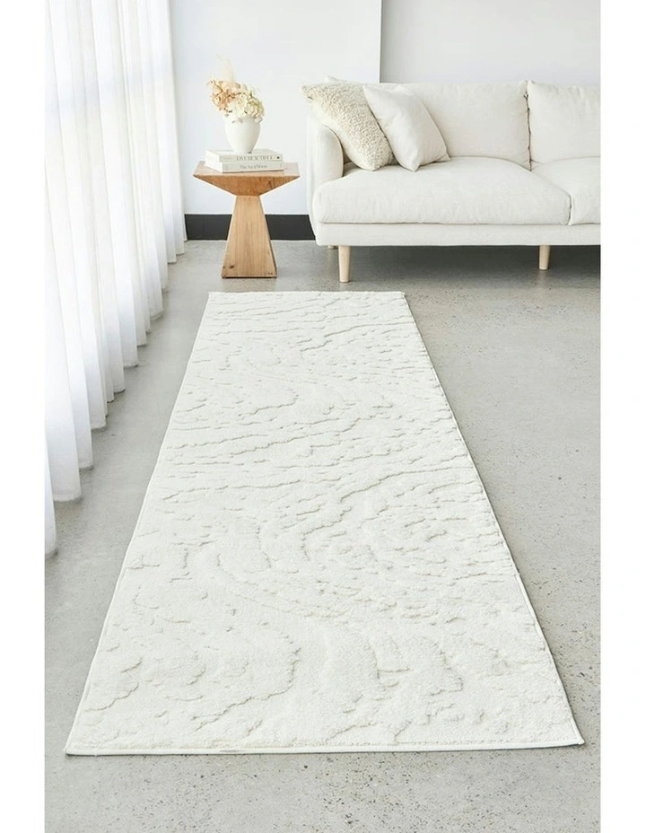 Haven Nyla Runner Rug in White image 2