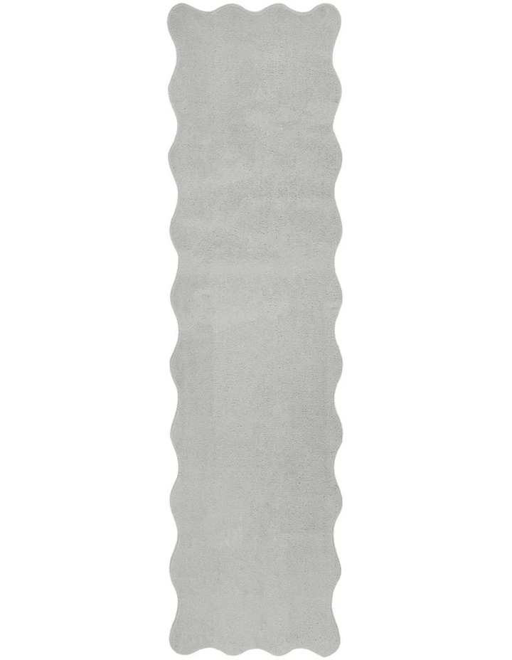 Evelyn Runner Rug in Silver image 2