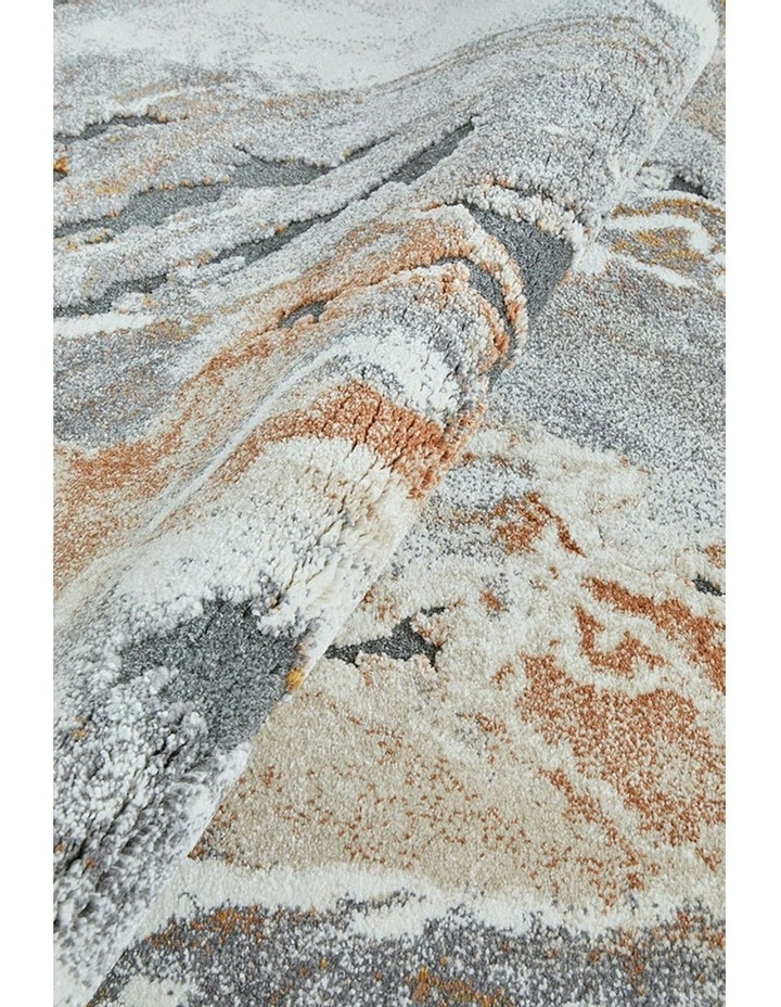 Mineral 222 Runner Rug in Rust image 7
