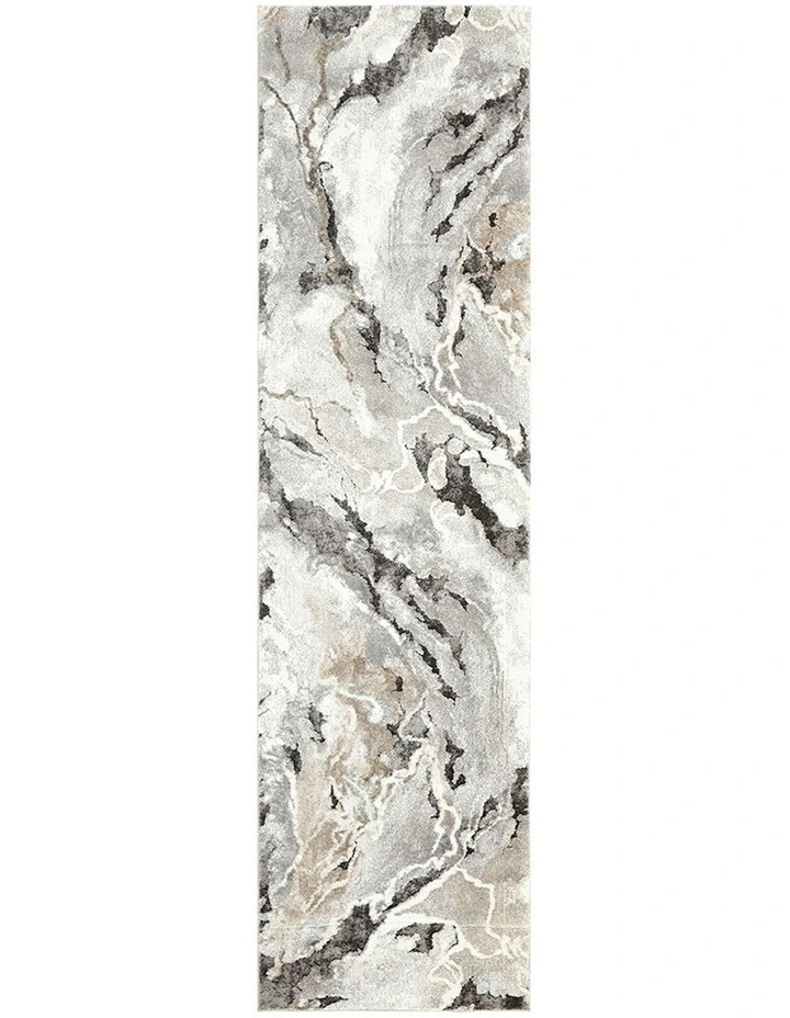 Mineral 222 Runner Rug in Natural image 1